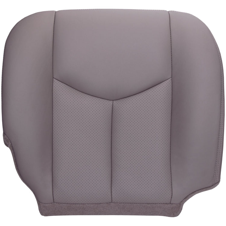 2003 - 2006 Cadillac Escalade ESV Base Passenger Bottom Cover - Medium Dark Pewter with GM Small Perf - Leather/Vinyl