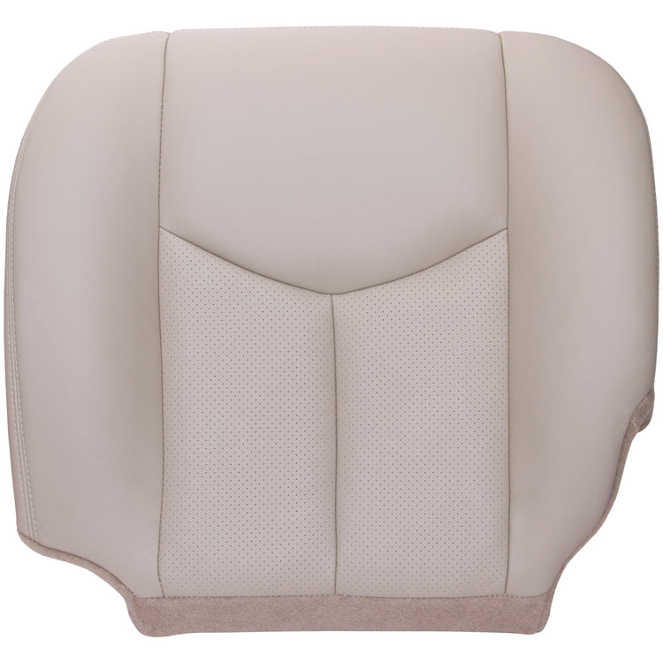 2003 - 2006 Cadillac Escalade EXT Base Driver Bottom Cover - Shale with GM Small Perf - Leather/Vinyl