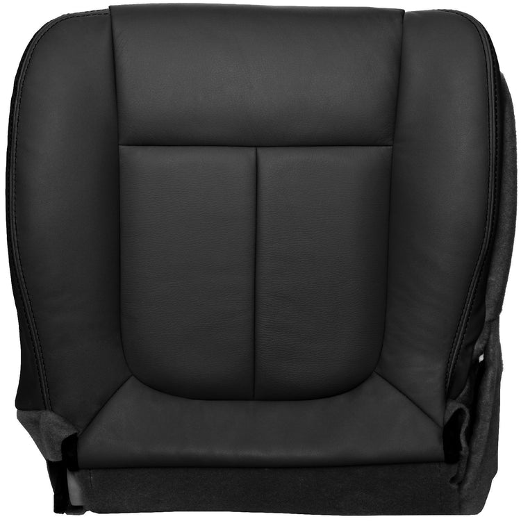 2009 - 2010 Ford F150 Lariat Supercrew Cab - Driver Side Bottom Cover - Bucket or 40/20/40 Seats - All Vinyl - Charcoal Black with Accent Stitching