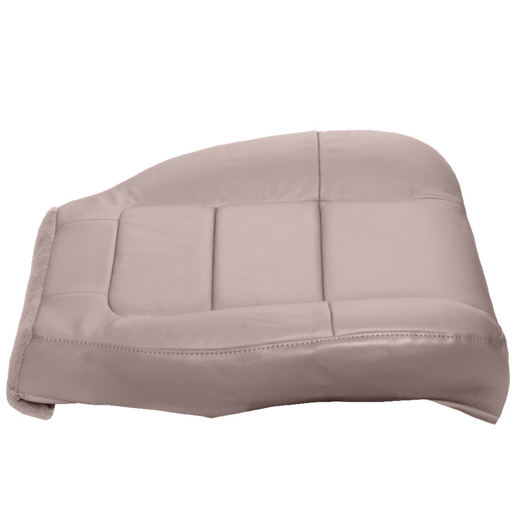 2001 - 2002 Ford F150 Lariat Super Cab - Passenger Side Bucket Seat Bottom Cover - Medium Parchment - All Vinyl - P4B