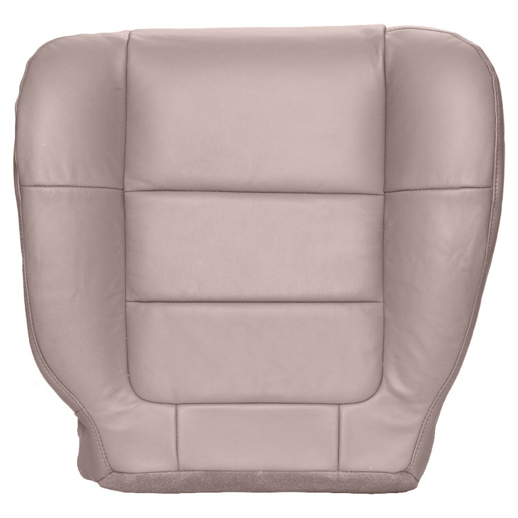 2001 - 2002 Ford F150 Lariat Super Cab - Passenger Side Bucket Seat Bottom Cover - Medium Parchment - All Vinyl - P4B