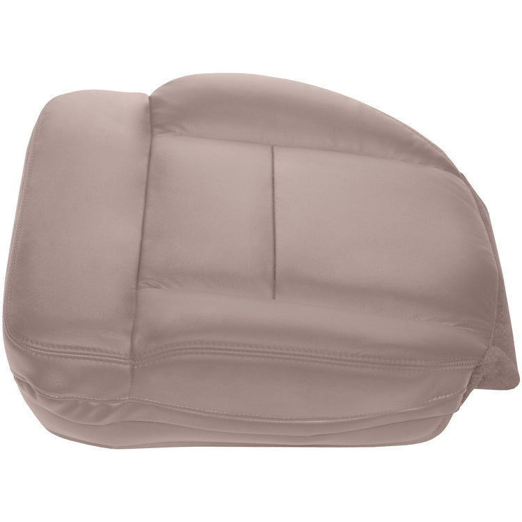 2005 - 2008 Ford F150 Lariat Super Crew - Driver Side Bottom Seat Cover - Bucket or 40/20/40 Seats - Medium Pebble - All Vinyl - P7