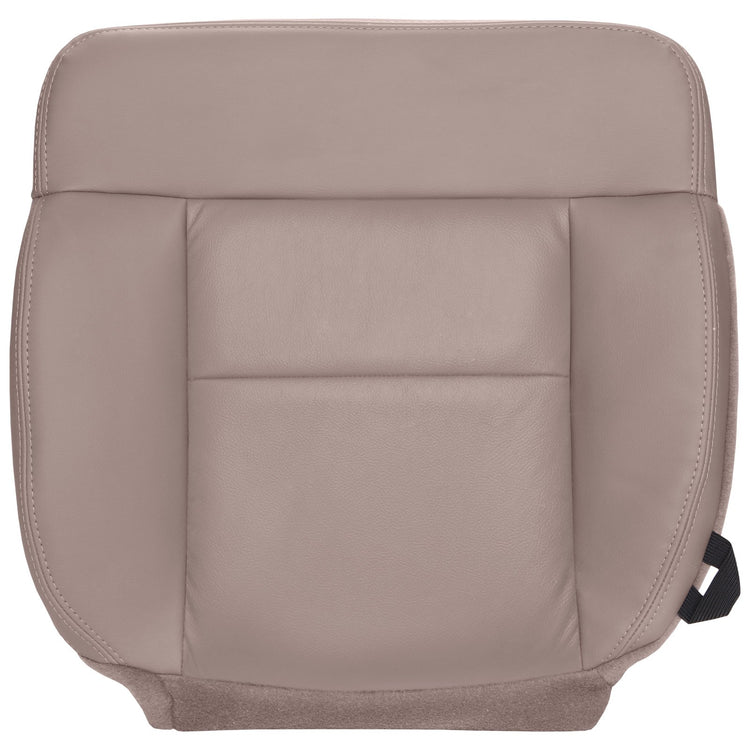 2005 - 2008 Ford F150 Lariat Super Cab - Driver Side Bottom Seat Cover - Bucket or 40/20/40 Seats - Medium Pebble - All Vinyl - P7