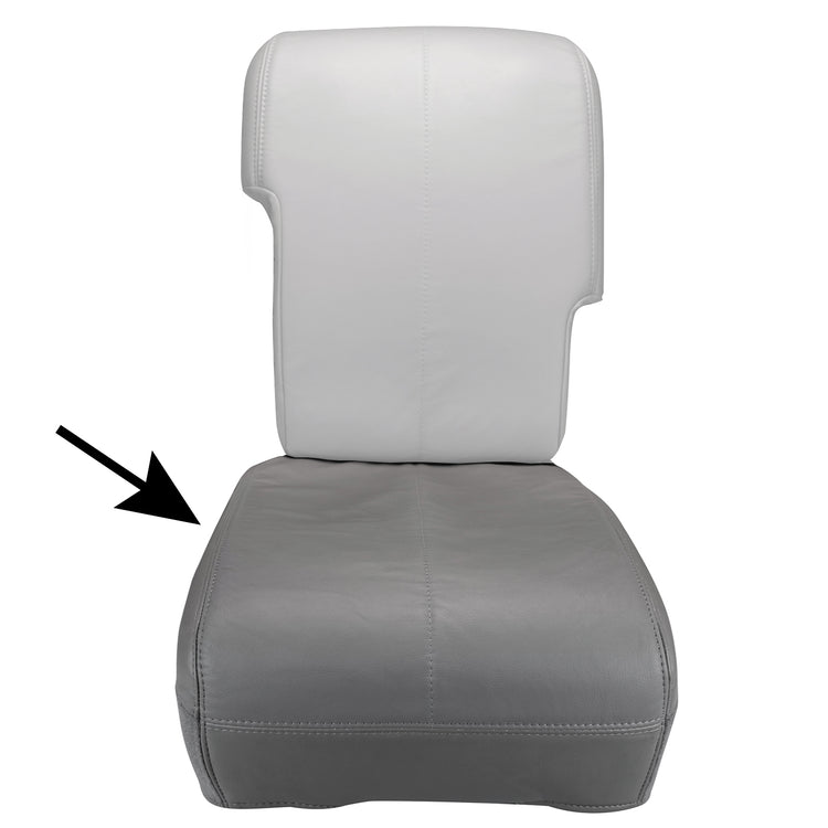 2001 Ford F350 Lariat Crew Cab - 20 Portion Bottom Cover - Medium Graphite - Leather Seating Surface and Vinyl Side