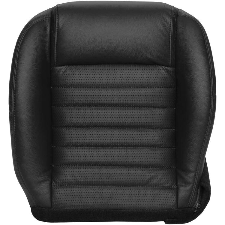 2005 - 2009 Ford Mustang GT Driver Bottom Cover with Aberdeen Perf - Charcoal Black - Leather/Vinyl