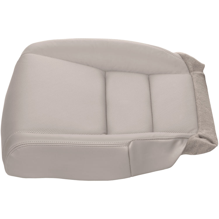 2007-2008 Acura TL - Driver Side Bottom Seat Cover - Taupe Leather/Vinyl, Perforated (FMP)