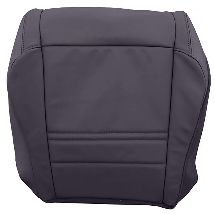 1999 - 2001 Ford Explorer Eddie Bauer - Driver Side Bottom Seat Cover - Dark Graphite Leather/Vinyl