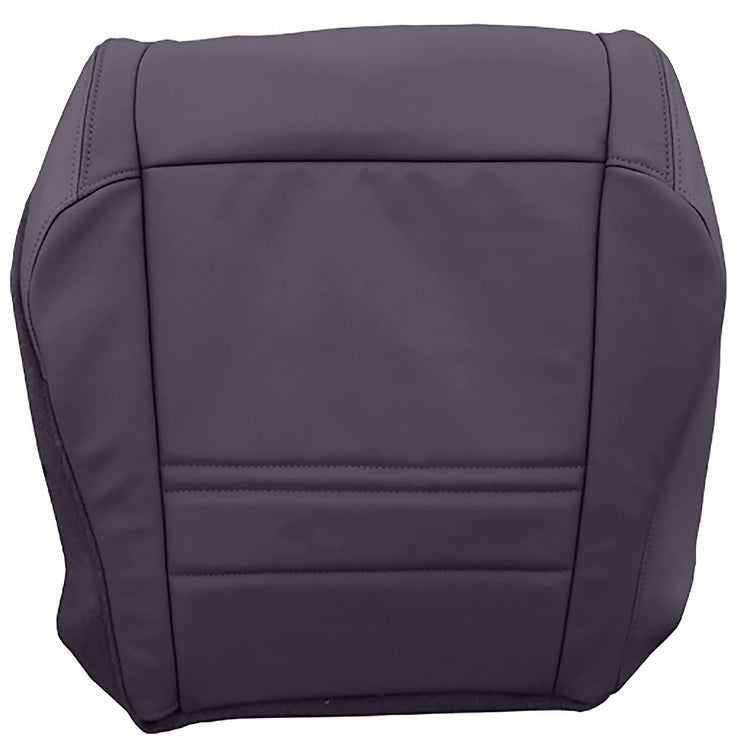 1999 - 2001 Ford Explorer XLT - Passenger Side Bottom Seat Cover - Dark Graphite Leather/Vinyl