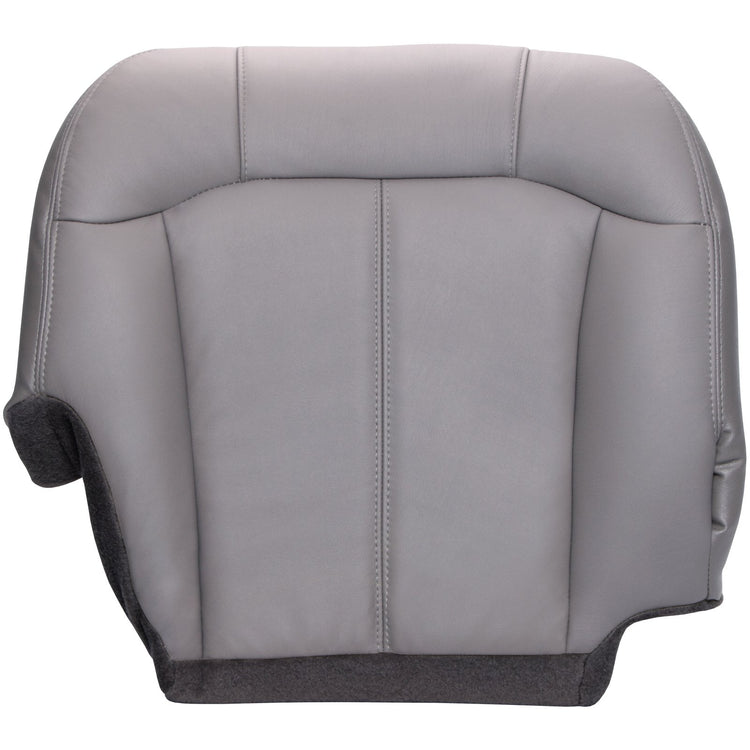 2000 - 2002 GMC Sierra 2500 Regular Cab - Passenger Bottom Seat Cover - Medium Dark Pewter with Graphite Carpet - All Vinyl - P1CH