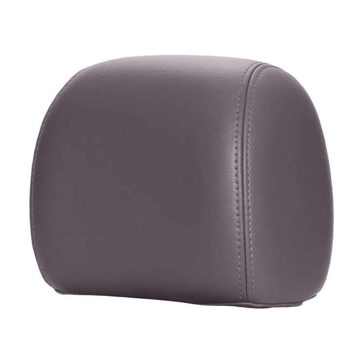 2003 - 2006 GMC Yukon Denali - Driver Side Adjustable / Forward Tilting Headrest Cover - Medium Dark Pewter All Vinyl