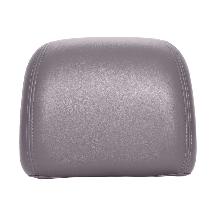 2003 - 2006 GMC Yukon Denali - Driver Side Adjustable / Forward Tilting Headrest Cover - Medium Dark Pewter All Vinyl