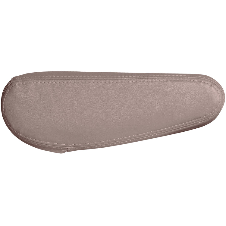 2000 - 2002 GMC Sierra 1500 Regular Cab - Driver Armrest Cover - Medium Neutral - OEM Material Config. Leather/Vinyl