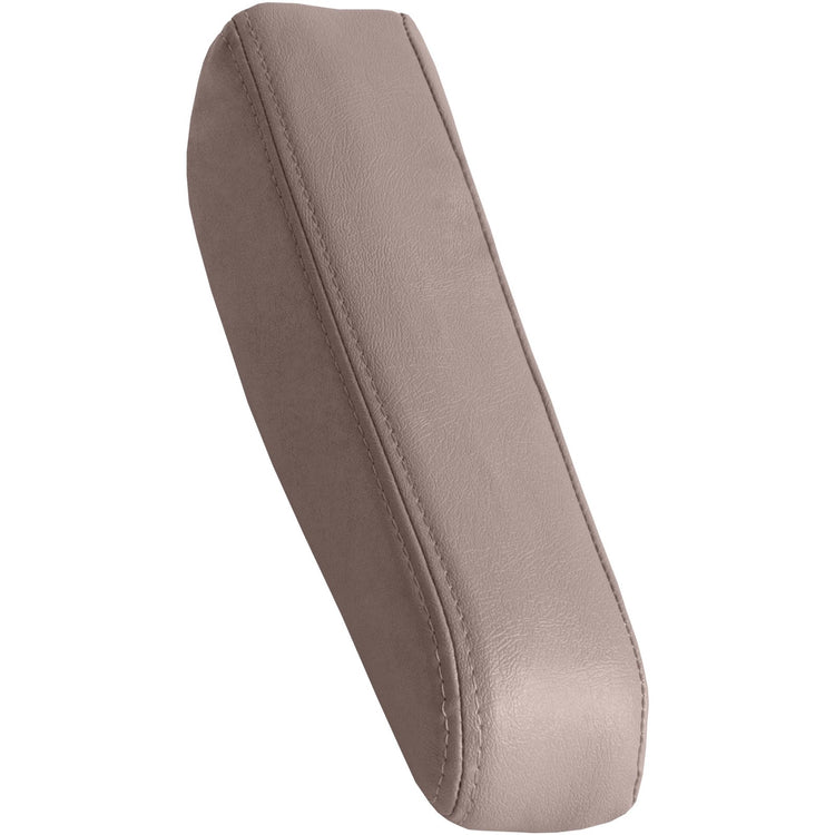 2000 - 2002 GMC Sierra 1500 Regular Cab - Driver Armrest Cover - Medium Neutral - OEM Material Config. Leather/Vinyl