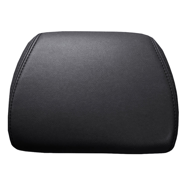 2010 - 2014 Chevrolet Silverado 2500 , 3500 Regular Cab Driver Headrest Cover for Seat with Side Impact Airbag - Ebony - All Vinyl