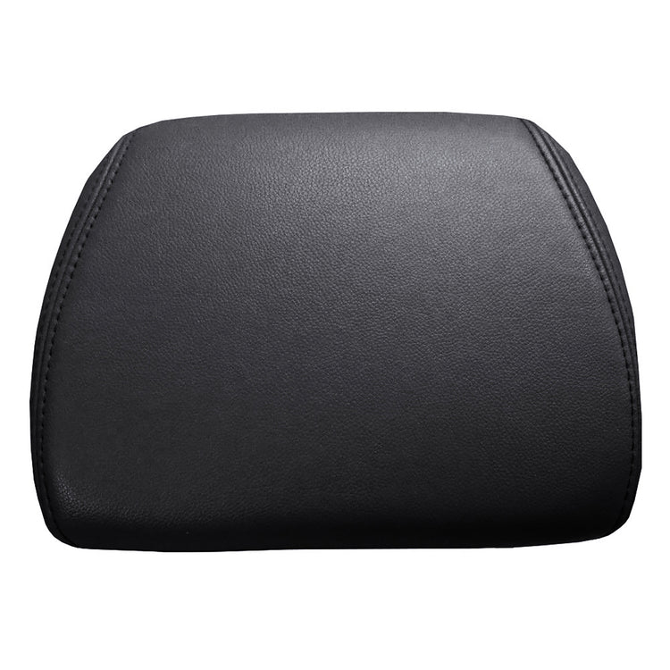 2010 - 2014 GMC Sierra 2500 , 3500 Crew Cab Passenger Headrest Cover for Seat with Side Impact Airbag - Ebony - All Vinyl
