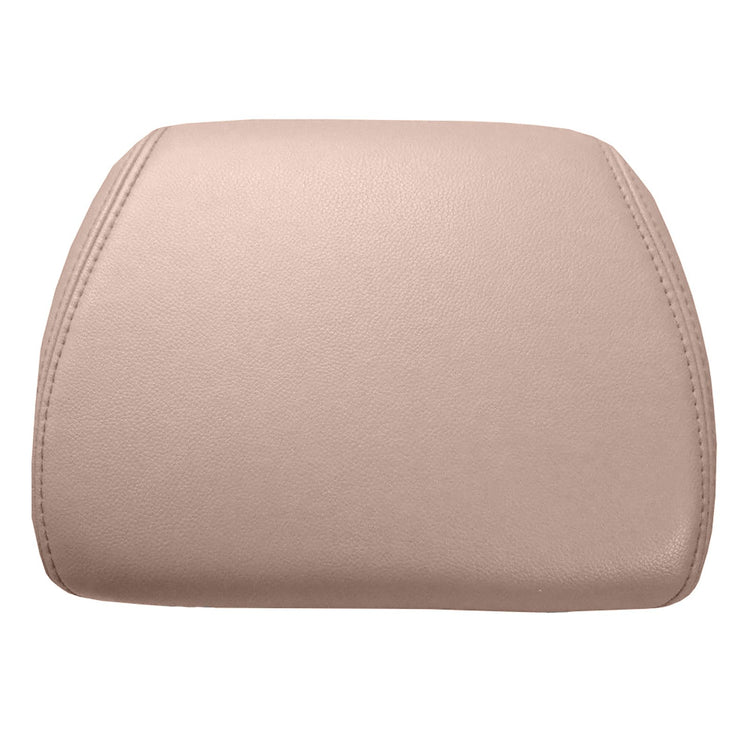 2010 - 2013 Chevrolet Silverado Regular Cab Driver Headrest Cover for Seat with Side Impact Airbag - Light Cashmere - All Vinyl
