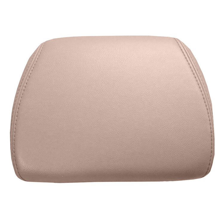 2009 Cadillac Escalade Base - Passenger Side Headrest Cover - Light Cashmere - Leather/Vinyl with Button for Forward Tilt