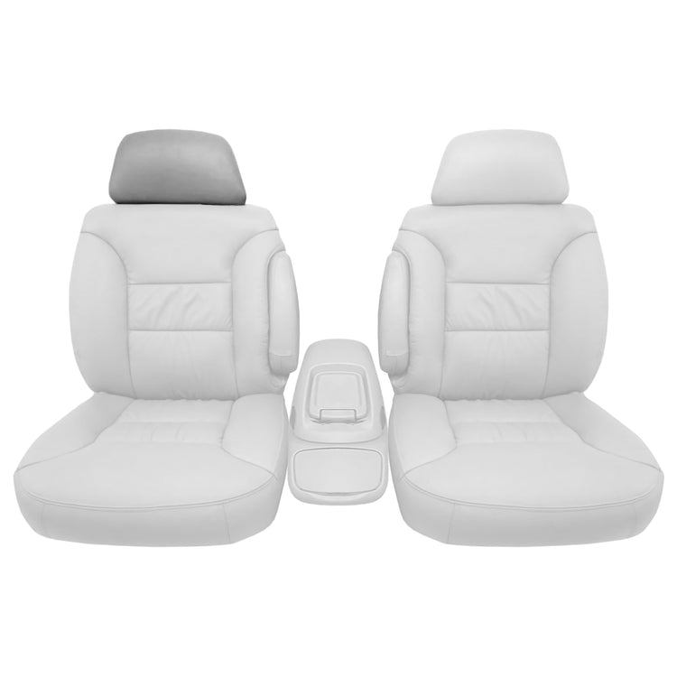 1995 Chevrolet / GMC Suburban, Tahoe, Yukon - Front Row Bucket Seats, Passenger Side Head Rest Cover, Medium Beige Vinyl