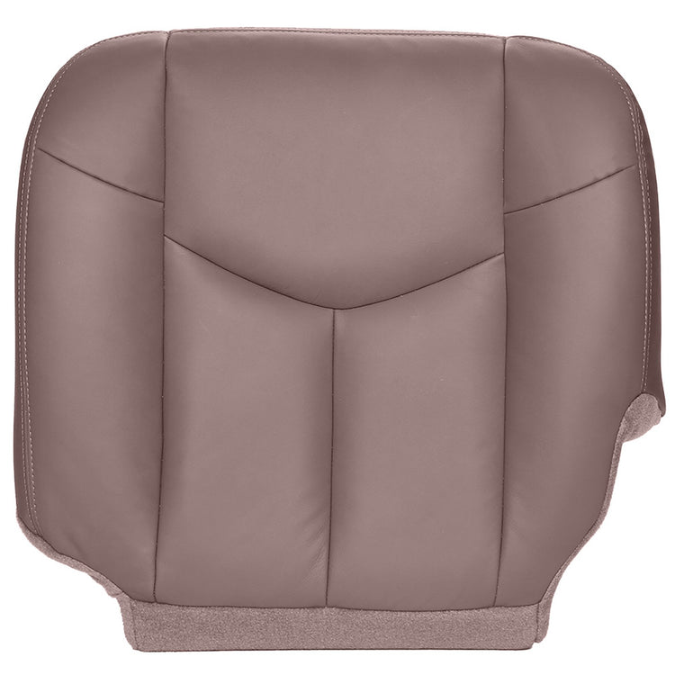 2002 Chevrolet Avalanche Front Driver Bottom Cover, OEM Material Config. Leather/Vinyl - Medium Neutral