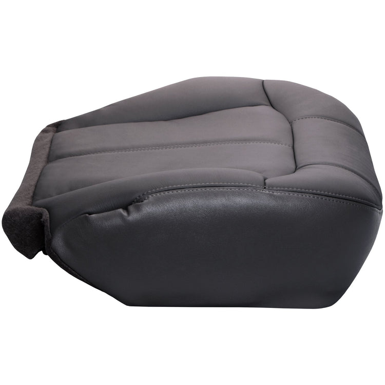 2000 - 2002 GMC Sierra 2500 Extended Cab - Passenger 40 Portion Bottom Seat Cover - Graphite - All Vinyl - P1CH