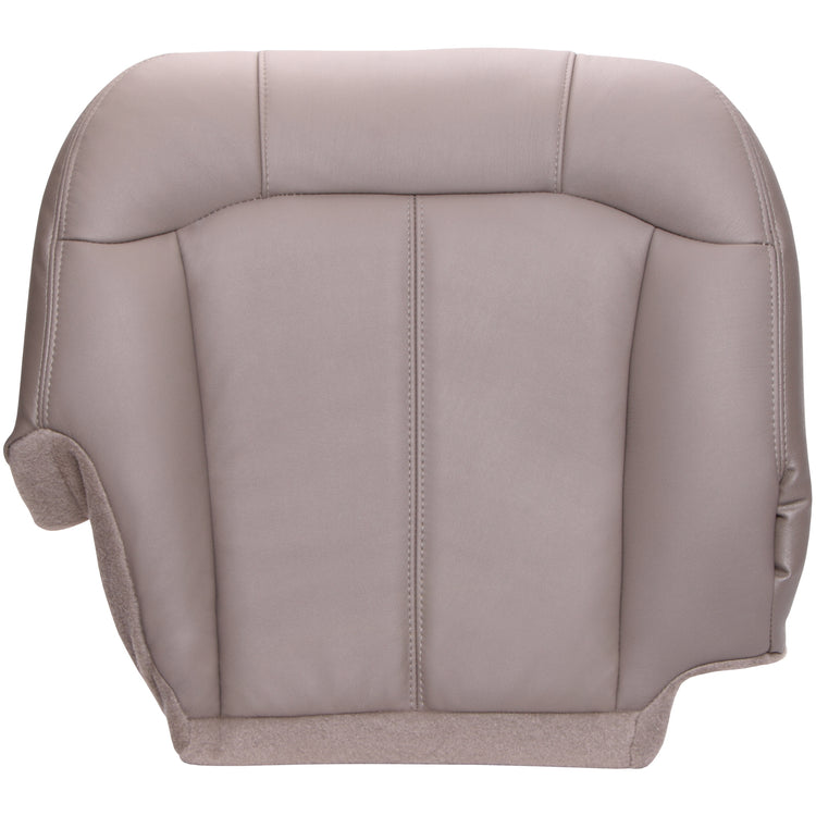 2001 - 2002 GMC Sierra 2500 Crew Cab - Passenger Bottom Seat Cover - Medium Neutral - All Vinyl - P1CH