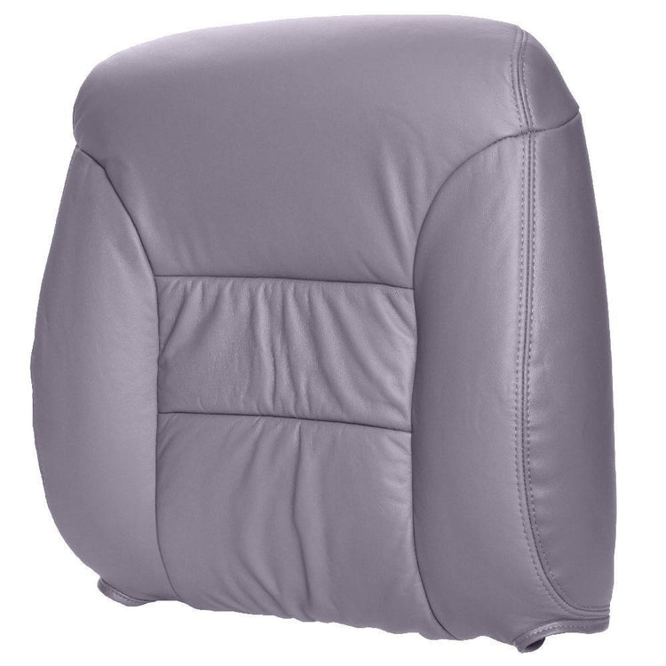 1996 - 1998 Chevrolet Silverado / GMC Sierra - 60/40 Seat Configuraton Driver Side Top Seat Cover, Medium Gray, All Vinyl