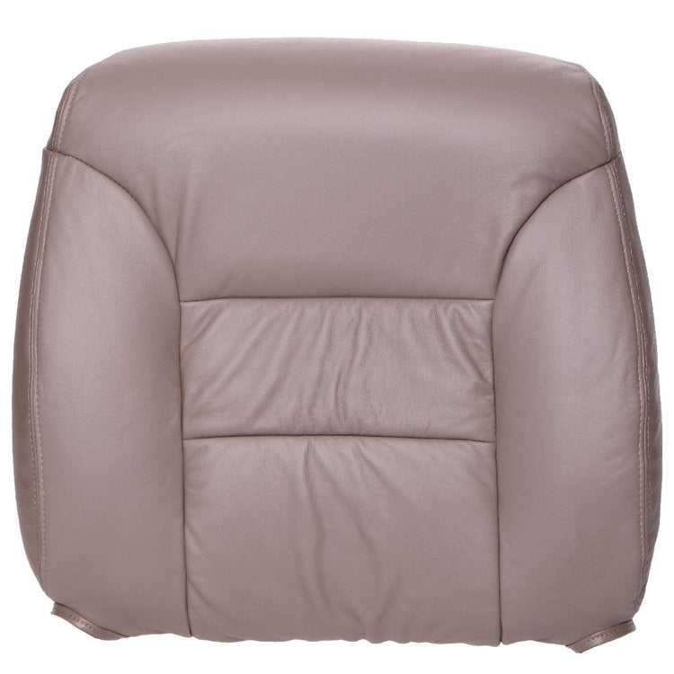 1996 - 1999 Chevrolet / GMC Suburban, Tahoe, Yukon - 60/40 Seat Configuraton Passenger Side Top Seat Cover, Medium Neutral, Factory Configuration Leather Surface with Vinyl Sides