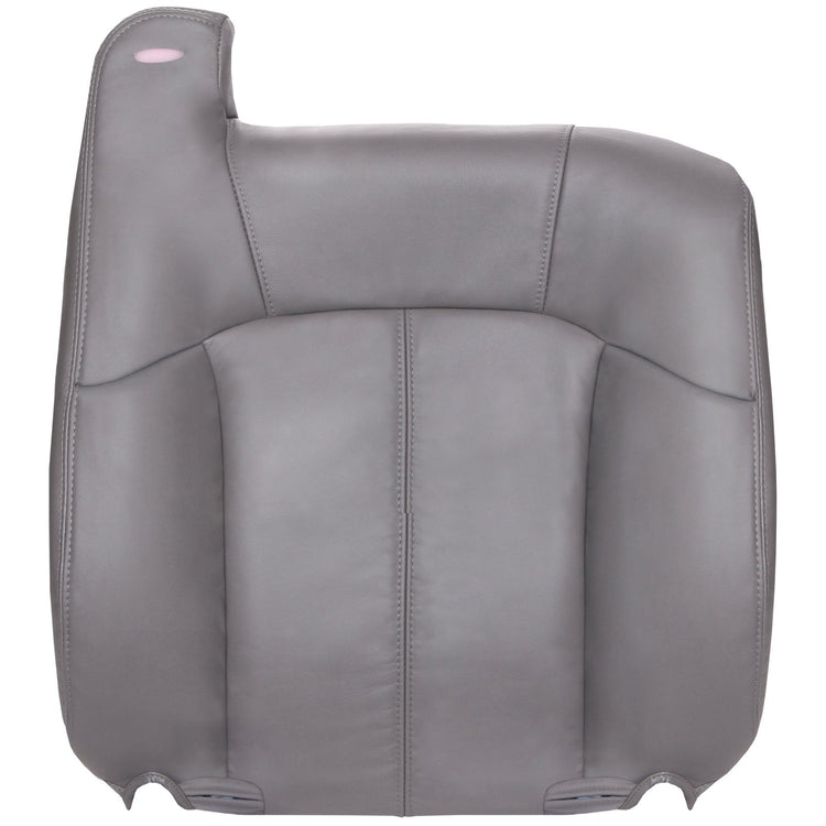 2000 - 2002 GMC Sierra 1500 Extended Cab - Passenger 40 Portion Top Cover with Child Restraints - Medium Dark Pewter - Leather/Vinyl - P1CH