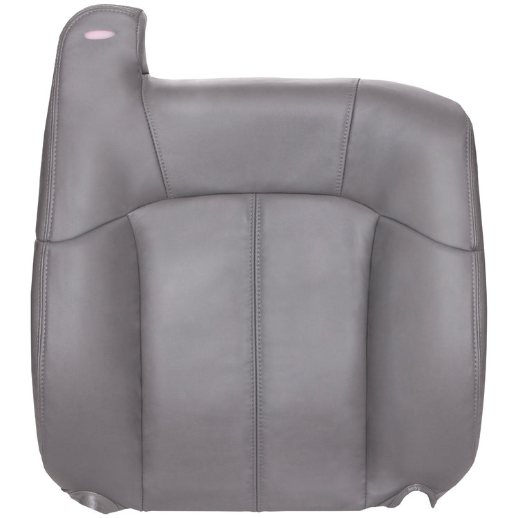 2001 - 2002 GMC Sierra 1500 HD Crew Cab - Passenger 40 Portion Top Cover - Medium Dark Pewter - Leather/Vinyl - P1CH