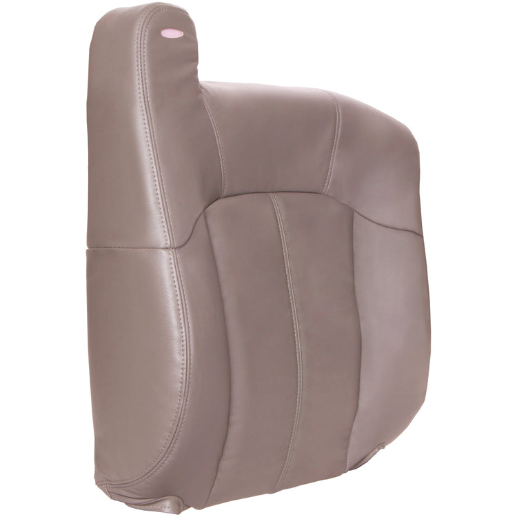 2000 - 2002 GMC Sierra 2500 Extended Cab - Passenger 40 Portion Top Cover with Child Restraints - Medium Neutral - Leather/Vinyl - P1CH