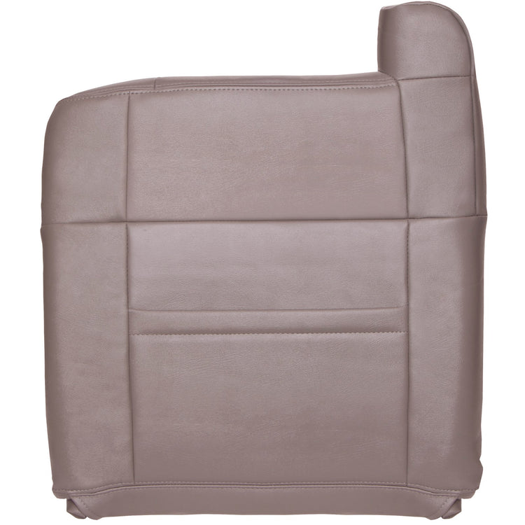 2000 - 2002 GMC Sierra 2500 Extended Cab - Passenger 40 Portion Top Cover with Child Restraints - Medium Neutral - Leather/Vinyl - P1CH