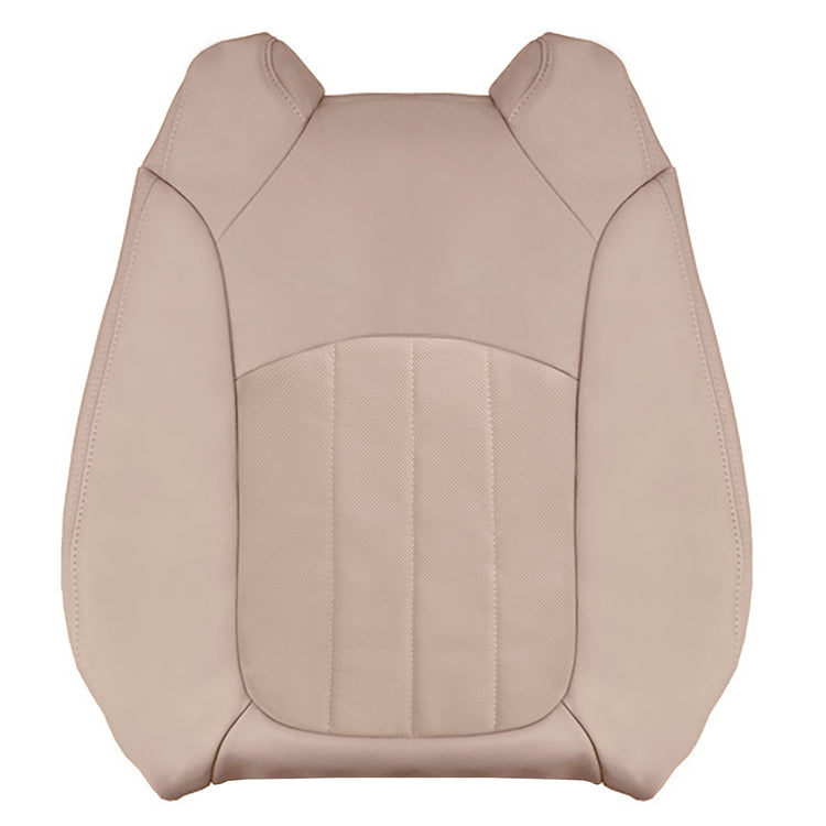 2011-2012 GMC Acadia Denali Front Driver Top Cover, OEM Material Config. Leather/Vinyl Cashmere with GM Micro Perf Inserts for Heated and Cooled Seats and Airbags