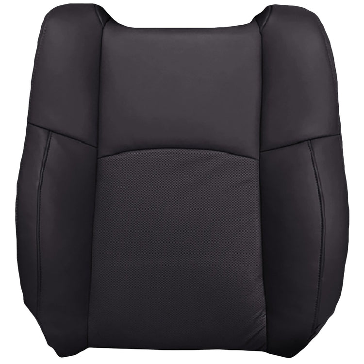 2010-2012 Dodge Ram 2500 Laramie Crew Cab, Front Row Driver Top Cover, Dark Slate Leather/Vinyl with Perforated Inserts