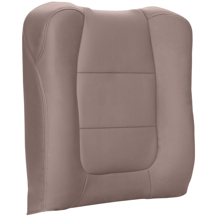 2002 - 2003 Ford F150 Lariat Super Crew - Passenger Top Cover Bucket or 60/40 Seat - Medium Parchment - All Vinyl and All Vinyl with Vinyl Pocket and Cut Out for Lever on Back - P5