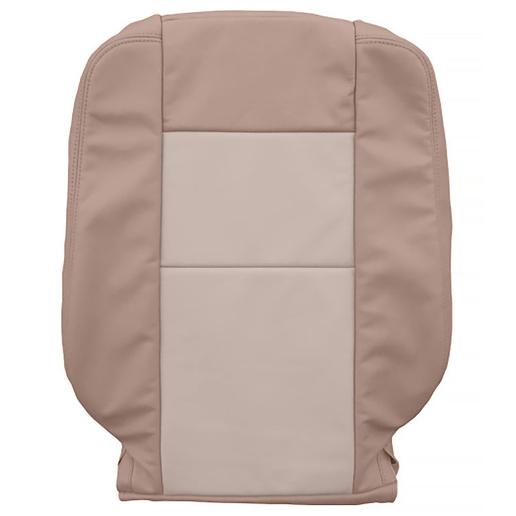 2006 - 2008 Ford Explorer XLT - Driver Side Top Cover with Side Impact Airbag - Two Tone Camel with Sand - Leather/Vinyl