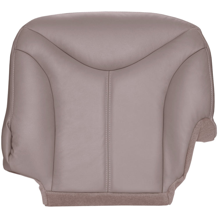 2000 - 2002 GMC Sierra 2500 Regular Cab - Driver Bottom Seat Cover - Medium Neutral - All Vinyl - P2GM