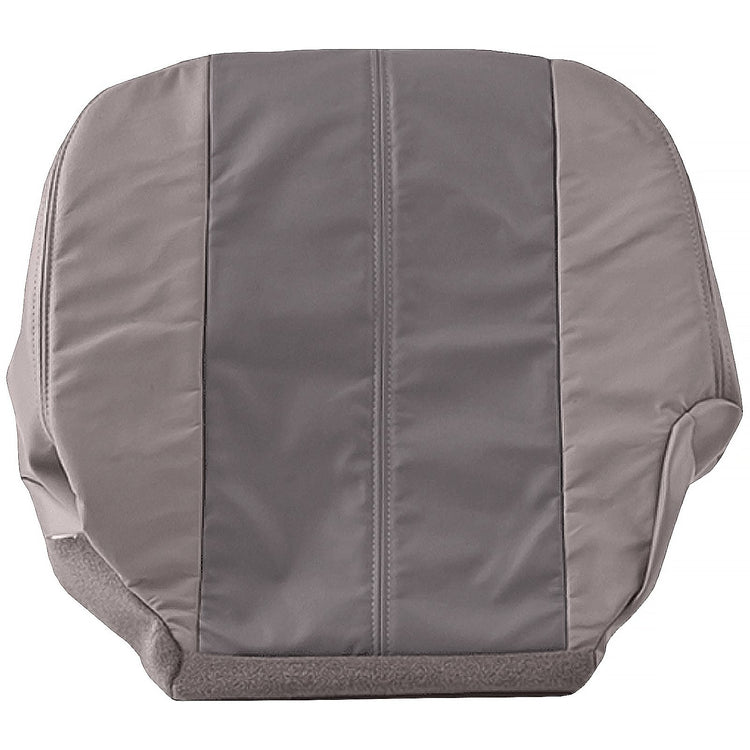 2001 - 2002 GMC Yukon Denali XL Driver Side Bottom Cover - Medium Pewter with Medium Dark Pewter 2 Insert - Leather/Vinyl