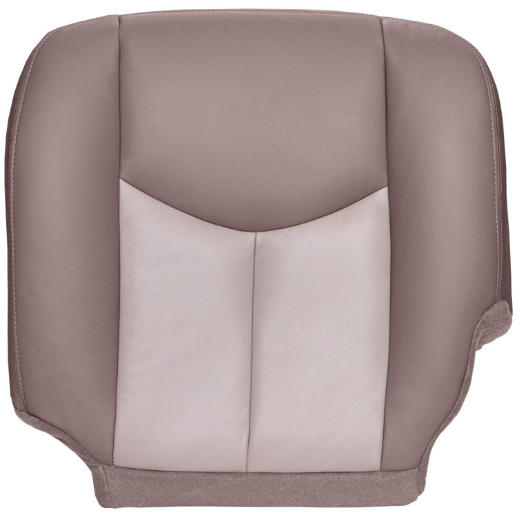 2005 - 2006 GMC Sierra Denali Driver Bottom Cover - Medium Neutral withShale Inserts - Leather/Vinyl