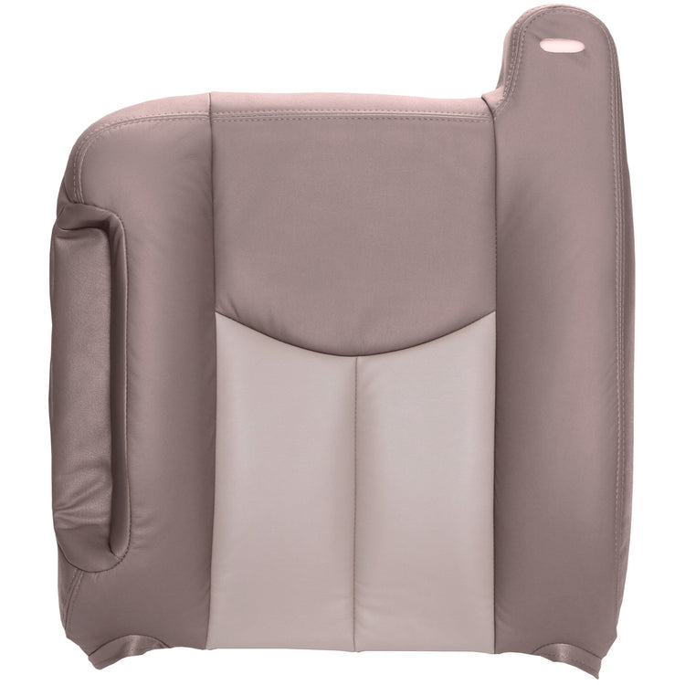 2003 - 2004 GMC Sierra Denali Driver Top Cover - Medium Neutral withShale Inserts - Leather/Vinyl