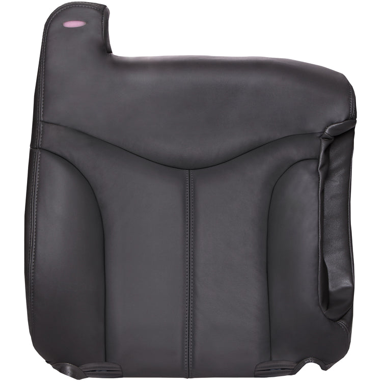 2000 - 2002 GMC Sierra 1500 Extended Cab - Passenger Top Cover with Child Restraints - Graphite - Leather/Vinyl - P2GM