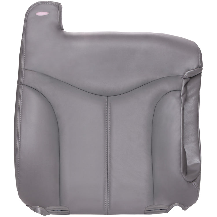 2000 - 2002 GMC Sierra 2500 Extended Cab - Passenger Top Cover with Child Restraints - Medium Dark Pewter - Leather/Vinyl - P2GM