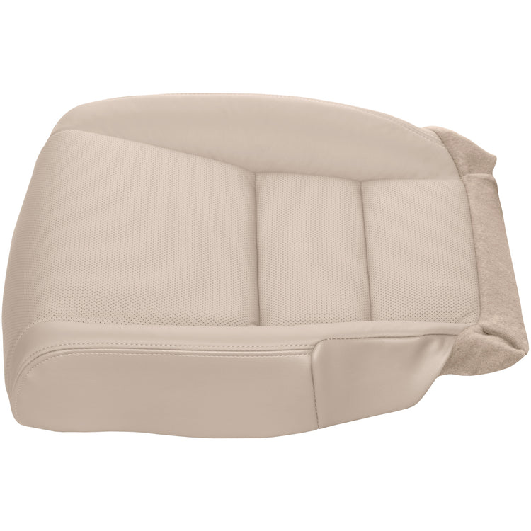 2005-2006 Acura TL - Driver Side Bottom Seat Cover - Parchment Leather/Vinyl, Perforated (FMP)