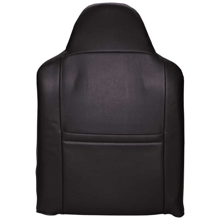 2009 - 2010 Ford F350 Crew Cab - Driver Top Cover - Charcoal Black - OEM Material Config. Leather/Vinyl - Vinyl with Vinyl Pocket on Back